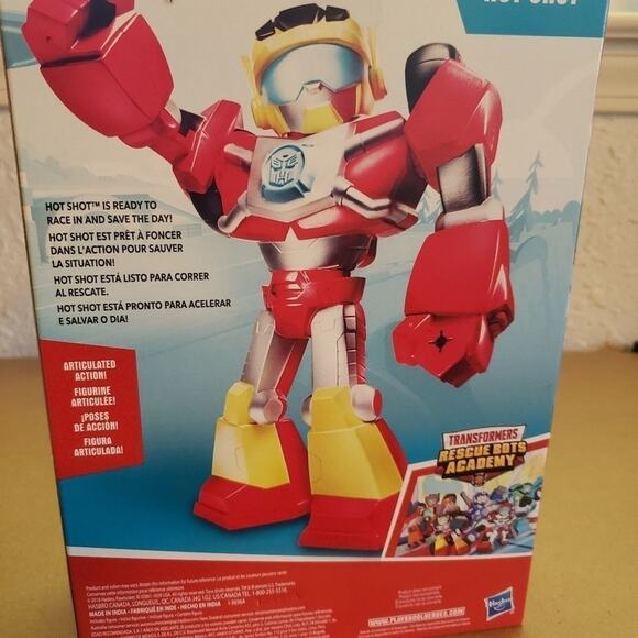 Playschool Mega Mightiest Transformers Rescue‎ Bots Academy  Hotshot new - Picture 2 of 4
